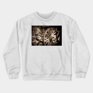 Old West Wagon Wheels Crewneck Sweatshirt